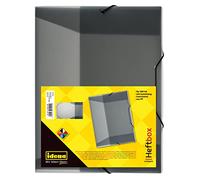 idena® DIN Box File with Elastic Strap a4 Black