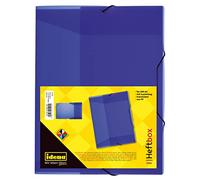 idena® DIN Box File with Elastic Strap a4 Blue