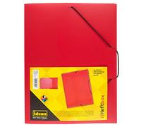 idena® DIN Box File with Elastic Strap a4 red