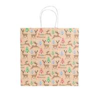 Idena Gift Bag Merry Christmas 28 x 28 x 15 cm (1 Piece)