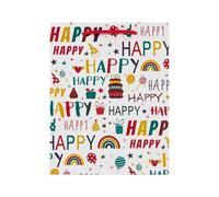 Idena Happy Birthday Gift Bag 18 x 23 x 8 cm (1 Piece)