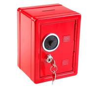IDENA Money Safe 120 x 105 x 160 mm red