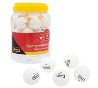 Idena 40169 Table Tennis Balls 36 Pieces in White, Diameter Approx. 4 cm According to ITTF Competition Guidelines, 1 Star Quality, for the Club, Leisure and Hobby Athletes