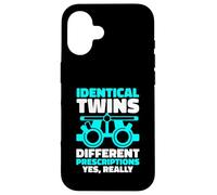 Identical Twins Different Prescriptions Yes Really Case for iPhone 16