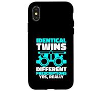 Identical Twins Different Prescriptions Yes Really Case for iPhone X/XS