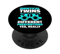 Identical Twins Different Prescriptions Yes Really PopSockets Adhesive PopGrip