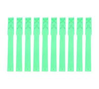 Identification ID Collars Bands for Cattle, 10pcs Plastic Livestock Marking Rings, Multi - Color - Highly Durable, Lightweight, Ideal for Farm Animal Management (Green)