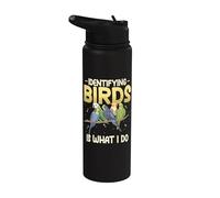 Identifying Birds is What I Do Watch Birds Bird Watcher Stainless Steel Insulated Water Bottle