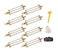 Identity Adjusting Winter Pull Fetters with Mechanical Tensioner Tool Complimentary Installation Process Exemplary for Automobiles Pickups Light Commercial Automobiles Crisis Brake Snow Fetters