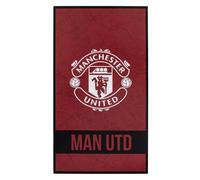Identity Crest Beach Towel Manchester United FC Dark Red One Size