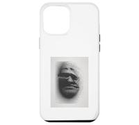 Identity Crisis Art Print Techno Glitch Black Ink Portrait Case for iPhone 12 Pro Max