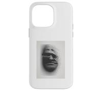 Identity Crisis Art Print Techno Glitch Black Ink Portrait Case for iPhone 14 Pro Max