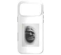 Identity Crisis Art Print Techno Glitch Black Ink Portrait Case for iPhone 17 Pro Max