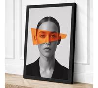 Identity Obscured Modern Canvas Wall Art Print 18x12 Inch (46 x 30 cm)