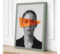 Identity Obscured Modern Canvas Wall Art Print 36x24 Inch (91 x 61 cm)