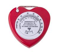 Identity-Plus: BMI (Body Mass Index) Tape Measure to Help Tackle Obesity (Red)