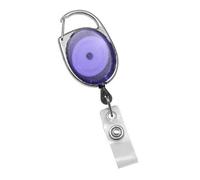 Identity Plus: Purple Premier Retractable YoYo Badge Reel Card Pass Holder (2)