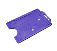 Identity-Plus: Purple Rigid Open Faced Single Sided Portrait ID Card Badge Pass Holder (5)