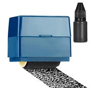 Identity Protection Roller Stamp Wide Rolling Theft Identity Prevention Stamp for Secure Confidential ID Blackout Security, Anti Theft and Privacy Safety (Dark Blue, 1)