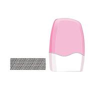 Identity Protection Roller Stamps,Identity Theft Protection Stamp for Id Blockout,Easy for Guard Personal Information Blockout (Pink)