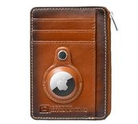 Identity Stronghold Men's RFID Wallet, Small, Airtag Antiqued Brown, S, Rfid Wallet