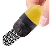 Identity Theft Protection Roller Stamp,Double-End Design Roller Stamp | Black Out Efficient Coverage Portable for Envelopes Packages Bills