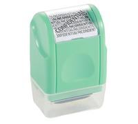 Identity Theft Protection Roller Stamp - Personal Information Security Tool | Ink Roller with Reusable Privacy Design, Document Privacy Covering for Mail Bills Receipts Home Office Use