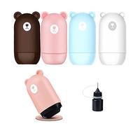 Identity Theft Stamp, 4PCS Data Defender, Identity Theft Protection Roller Stamp Wide Kit, Guard Roller Stamp for Secure Confidential ID Blackout Security Anti-Theft Privacy Safety