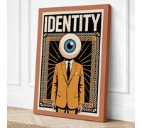 Identity Under Observation Canvas Wall Art Print 18x12 Inch (46 x 30 cm)