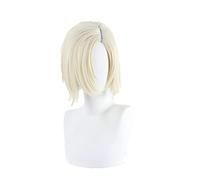 Identity V Tomb Keeper Andrew Kress Cosplay Wig Light Short Hair Heat-resistant Fiber Hair + Wig Cap Party Halloween Role Play