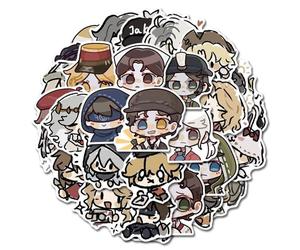 Identity5 Stickers, 50 Pcs EmilyDyer VeraNair EmmaWoods Cute Figure Vinyl Waterproof DIY Sticker Decals for Party, Water Bottle Scrapbook Laptop Skateboard Computer for Teens Students
