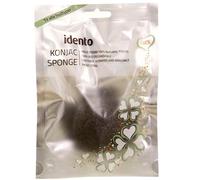Idento Dry Konjac Sponge - Bamboo Charcoal