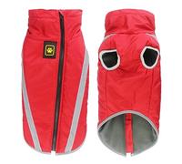 Idepet Waterproof Dog Coat Winter Warm Jacket,Windproof Pet Clothes Dog Jacket Outfit for Small Medium Large Dogs with Harness Hole XL-6XL