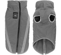 Idepet Waterproof Dog Coat Winter Warm Jacket,Windproof Pet Clothes Dog Jacket Outfit for Small Medium Large Dogs with Harness Hole XL-6XL