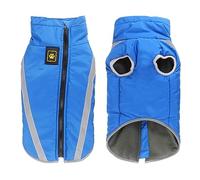 Idepet Waterproof Dog Coat Winter Warm Jacket,Windproof Pet Clothes Dog Jacket Outfit for Small Medium Large Dogs with Harness Hole XL-6XL