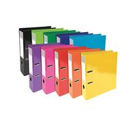 Exacompta - Ref 53629E - Iderama Collection - Lever Arch File - 320 x 290mm in Size, Suitable for Storing A4 Documents, 70mm Spine, 75mm Rings - Assorted Colours (Pack of 10)