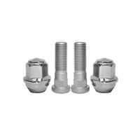 iDeretool M12x1.5 Hub Bolt Chrome Wheel Lug Stud Nut Set Compatible with 2006-2021 Ford Focus Fusion Fiesta Escape EcoSport MKC MKZ, Replaces 611-303 CV6Z1012C ACPZ1012H (4PCS)