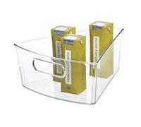 iDesign 1/8-Piece Lazy Susan Cabinet Binz, Clear