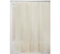 iDesign 3.0 Liner Shower Curtain, 183 cm x 183 cm Curtain for Shower, Made of Mould-Free PEVA, Beige