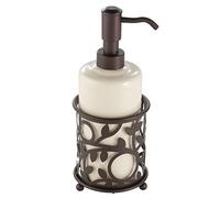 iDesign 86741 Vine Soap Pump, Vanilla/Bronze, Stainless_Steel