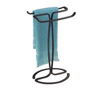 iDesign Axis Freestanding Hand Towel Rack, Metal, Bronze, 19.5 x 16.0 x 34.5 cm