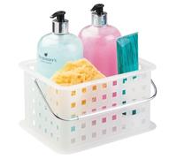 iDesign Basic Storage Basket, Small DVD Plastic Box Suitable for the Bathroom and Kitchen, Clear