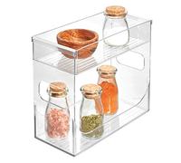 iDesign Cabinet Binz Spice Rack, Clear, 25,75 cm x 11,75 cm x 21,75 cm