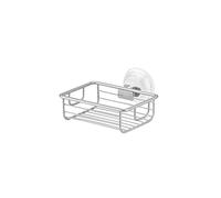 iDesign Classico Suction Soap Dish, Silver