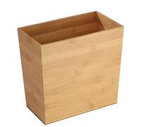 iDesign Formbu Rectangular Rubbish Bin, Bamboo,10.5" x 5.75" x 10"