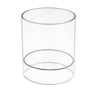 iDesign Headband, Bobble & Hair Brush Holder, Small Plastic Hairbrush Holder, Dressing Table Organiser for Hair Accessories, Clear