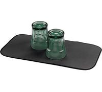 Idesign Idry Dish Drainer Mat, Small Quick,drying Draining Board Mat, Made Of Polyester, Black/white