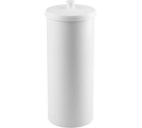 Idesign Kent Freestanding Toilet Roll Holder with Lid, White, 39.37 Cm