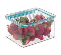 iDesign Kitchen Binz Box with Sealed Lid - 1.4 liters, Clear