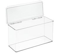 iDesign Kitchen Binz Stackable Box, 14 x 34 x 18cm, Clear, 14 x 34 x 18 cm